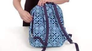 I just bought this bag recently and i'm going to be using it for the weekend at the great wolf lodge. Vera Bradley Small Backpack Sku 8927934 Youtube