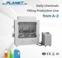 Anti-Corrosive Automatic Bottle Bleach Hydrochloric Acid PP Plastic Filling  Machine
