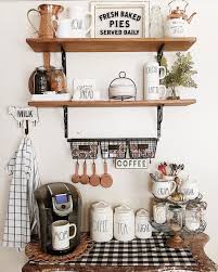 Farmhouse Coffee Station Keurig Coffee Station Fall Coffee Station Decor Diy Coffee Station Keurig Coffee Station Coffee Bar Home