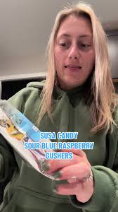 I take back my rating in part two #sour #extremesour #candy #sourgushers  #gushers #susacandy #sourblueraspberry #falldealsforyou  #tiktokshopblackfriday #tiktokshopcybermonday #treasurefinds