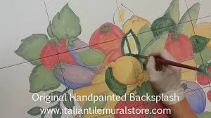 0 ответов 0 ретвитов 0 отметок «нравится». Handpainted Backsplash Italian Tile Mural Store Youtube