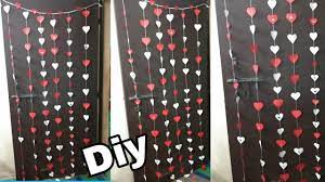 Place your faux flowers inside your container and secure a ribbon as an embellishment or hanger. Diy Paper Heart Door Idea How To Make Door Hanging Decoration Idea Diwali Craft Idea