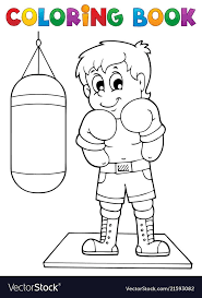 Coloring Book Sport And Gym Theme 1 Eps10 Vector Illustration Download A Free Preview Or High Quality Adobe Illustra Coloring Books Fish Coloring Page Color