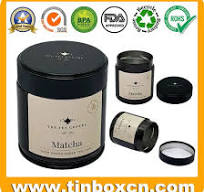Factory Custom 30g Japan Matcha Tin for Airtight Japanese Green Tea Tin Can  Cocoa Powder Coffee Tin Container Supplier