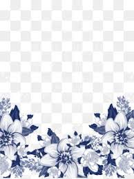 Blue Flowers Flowers Wedding Invitations Wedding Invitation Blue Vector Flowers Vector Invitations Ve Blue Flower Png Free Watercolor Flowers Flower Png Images