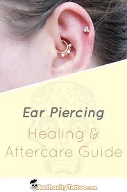Ear Piercing Care How To Look After An Ear Piercing Ear Piercing Care Ear Piercings Ear Peircings