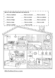 Furniture In The House Fichas De Trabalho Aulas De Ingles Para Criancas Aulas De Ingles