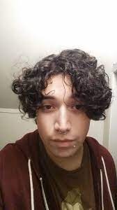 Men Growing Out Curly Hair Short To Long Lenght Curly In 2021 Wavy Hair Men Curly Hair Men Short Wavy Hair