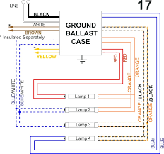 Cut the wires shown as the diagram above. Allanson Fluorescent Ballast Wiring Diagram