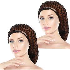 Retina per capelli per dormire, 2 pezzi a rete all'uncinetto, cappello per  dormire o copridoccia, ornamento per donne, nero e grigio : Amazon.it:  Bellezza