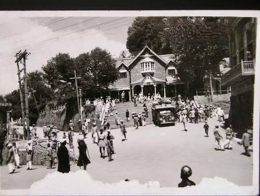 MallRoad Murree British India now Pakistan in 1920
