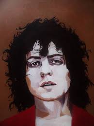 Portrait of Marc Bolan by Dawn Mendonca by theidiotsociety