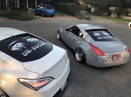 Genesis Coupe And 350z Hanging Out Tail Light Lights Sports Car