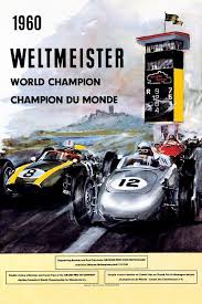 Reprint Of A Vintage 1960 German Weltmeister Motor Racing Etsy Vintage Racing Poster Racing Posters Vintage Porsche