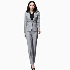 Grey Suit Womens Suits Business Office Wear Women Suits For Women