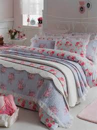 Cherry Rose Pamuklu Cift Kisilik Nevresim 200x220 Cm Mavi Home Decor Home Deco Home