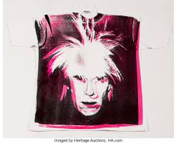 Andy Warhol (1928-1987). Self-Portrait with Fright Wig, circa 1986.