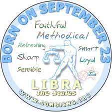 September 23rd zodiac sign compatibles are lep and sagittarius. September 23 Zodiac Horoscope Birthday Personality Sunsigns Org