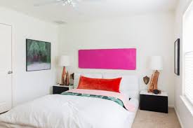 15 Pink Bedrooms Pink Bedroom Decor Apartment Therapy Bedroom small space gaming setup 51 ideas.