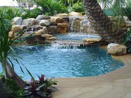 Florida Pool Jacuzzi Waterfall Jpg 1 067 800 Pixels Pool Waterfall Backyard Pool Landscaping Swimming Pool Designs