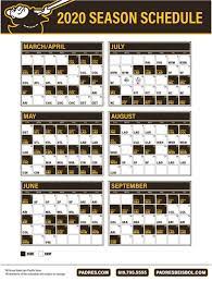 San Diego Padres Release 2020 Schedule -