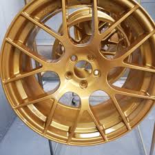 Show posts that explain to customers what they can expect when they come to you for service. Candy Gold Spec Specpowdercoating Prismaticpowders Powdercoating Gold Alloy Wheel