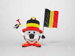 Zien we jan vertonghen aanstormend seizoen debuteren in de jupiler pro league? Een Leuke En Grappige Voetbal Karakter Met De Nationale Vlag Van Belgie En Een Hoorn Gekleed In De Kleuren Van Belgie Op Heldere Achtergrond Ter Ondersteuning Van Zijn Team Royalty Vrije Foto Plaatjes