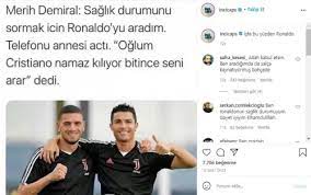 Yılması, mücadele etti ve bugün avrupa'nın en. Malumatfurus On Twitter Merih Demiral In Saglik Durumunu Sormak Icin Cristiano Ronaldo Yu Aradigi Telefonu Acan Ronaldo Nun Annesinin Oglum Cristiano Namaz Kiliyor Bitince Seni Arar Dedigi Yonundeki Uydurma Anlati Gercek Sanilarak Paylasilmaya