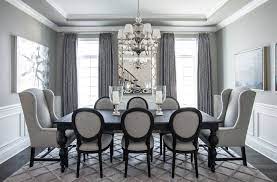 When it comes to dining rooms, gray is a tone that can either take the spotlight or act as an accent color to more powerful hues, depending on the shade. Why You Should Choose A Monochromatic Color Palette Elegant Dining Room Luxury Dining Room Grey Dining Room