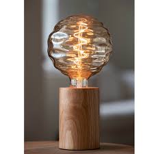 tafellamp hout e27 houten lamp tafellamp lampen met houten voet