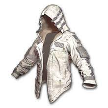 Leather Hoodie White Official Playerunknown S Battlegrounds Wiki In 2021 Leather Hoodie White Hoodie Retro Jacket