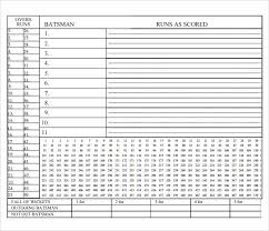 cricket score sheet 20 overs excel - April.onthemarch.co