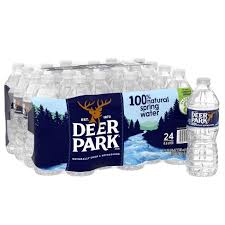 A us gallon of water has 128 fluid ounces and imperial gallon has 160 fluid ounces. Deer Park Brand 100 Natural Spring Water 24pk 16 9 Fl Oz Bottles Target
