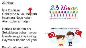 Gülelim eğlenelim, kutlayalım bayramı verelim hep el ele yükseltelim vatanı. 23 Nisan Siiri Kisa 3 Kitalik En Guzel 23 Nisan Siirleri 23nisan Youtube
