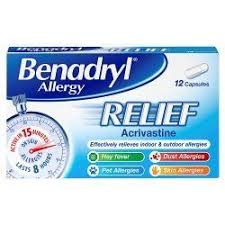 Benadryl Allergy Relief Benadryl Allergy Relief Dust Allergy
