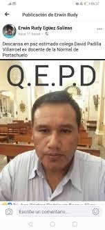 MAESTROS ÚNICOS BOLIVIA ESTA DE LUTO*🏴 HOY NOS DEJA UN GRAN MAESTRO LIC.  DAVID PADILLA MÚSICO Y EX CATEDRÁTICO DE LA ESFM *RAFAEL CHAVEZ ORTIZ* POR  CULPA DE ESTE CORONA VIRUS. 👉Nos