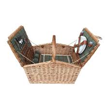 Try shocked, or even gobsmacked, or just plain ol' speechless! Buy Retreat Double Lidded 4 Person Picnic Hamper Green Amara