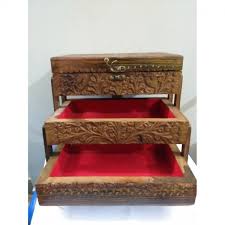We have been creating customised jewellery for babies, kids, women and men since 2003. Buy Antique Wooden Jewellery Box Three Stories 10 Inch Solid Floral Designs Brown Wood Color By Product Wala Online In Pakistan Buyon Pk