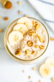 You simply mix together milk, yoghurt and oats and leave the mixture overnight in a fridge. Banana Bread Overnight Oats Eating Bird Food
