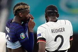 France star paul pogba has said he forgives germany defender antonio rudiger for nibbling at his back during tuesday's euro 2020 match and does not want his friend to be suspended. Paul Pogba Confirms Antonio Rudiger Nibbled Him During France Win Over Germany At Euro 2021 Evening Standard