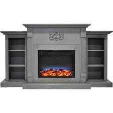 Amplify Your Entertainment Space With The Warm Aura Of The Bel Air Electric Fireplace Its Slim Minima Electric Fireplace Fireplace Heater Fireplace Built Ins