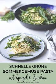 Schnelle Grune Sommergemuse Pasta Holunderweg18 In 2020 Pasta Vegane Abendessen Rezepte