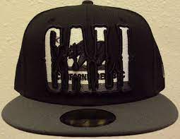 New Era 59fifty 5950 Fitted Cali Ca California Republic Flag Bear Cap Hat Swag Hats For Men California Republic Flag Hats