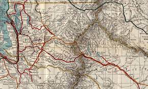 Washington State Railroad Map Vintage Washington Map Shows Today's Rails-To-Trail Network – Biking Bis