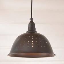 A person could bow to a drive in the region of town and find details of other houses and. Colander Pendant Hanging Light Farmhouse Country Primitive Lighting Primitive Lighting Kitchen Ceiling Lights Hanging Pendant Lights