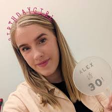 Huge Happy 30th Birthday to the best employee I could have ever wished  for.. Alex🩷 I hope you have the best weekend in Liverpool with Stephen and  nae wains 🤣🍹 I'll see