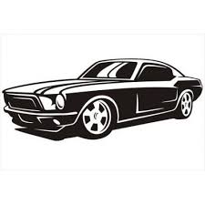 Black And White Mustang Clipart Car Imgs For Ford Mustang Car Silhouette Car Silhouette Silhouette Ford Mustang Car