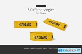 Download Creativemarket Headband Mockup Set 5860715