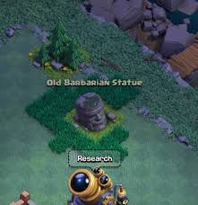 Misc] The Tall Grass Around The Old Barbarian Statue Regrows Constantly. I  Cleared All Of It Yesterday And Not It'S Back : R/Clashofclans