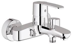 Grohe New Wave Badewannenarmatur Chrom Wannen Armatur